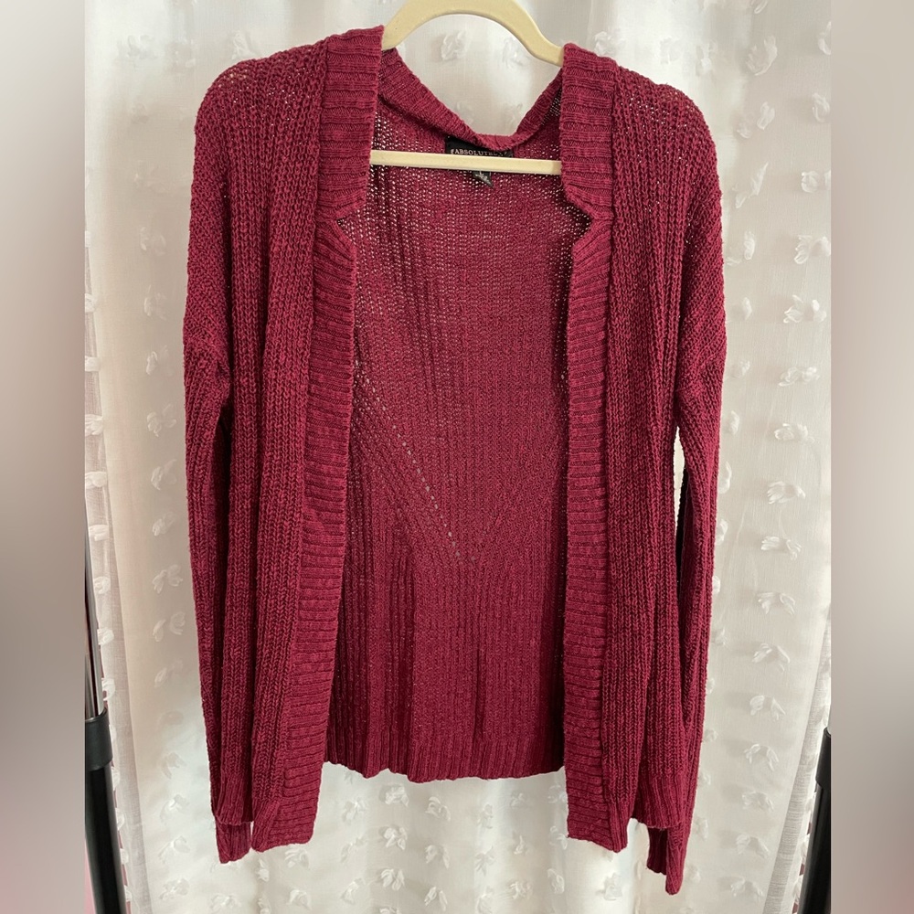 Absolutely Burgundy Cardigan